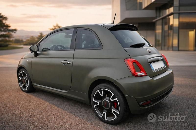 Usata Fiat 500S S 105 CV (77 kW) 2017 Verde Utilitaria