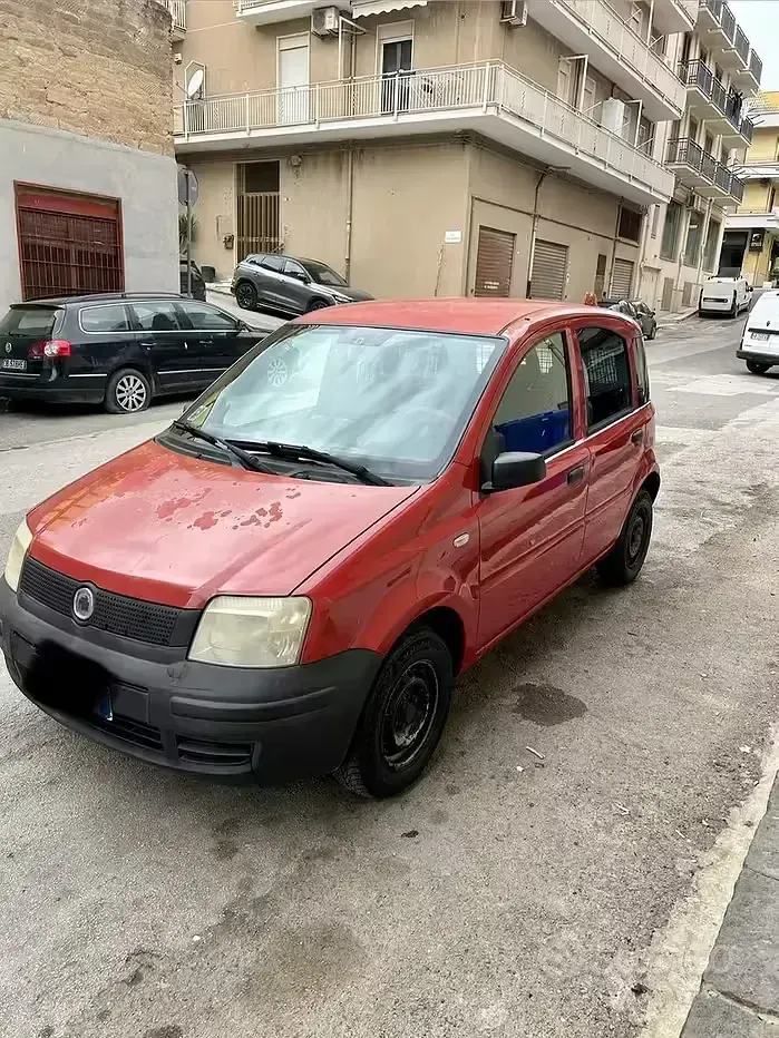 Usata Fiat Panda 69 CV (50 kW) 2008 Rosso Utilitaria