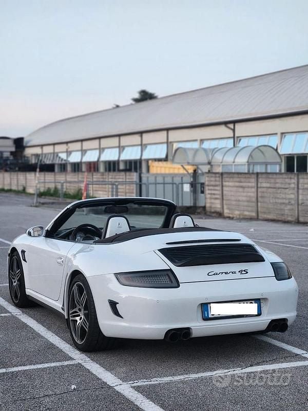 Usata Porsche 911 Carrera 4S Cabriolet 2008 Bianco Cabrio