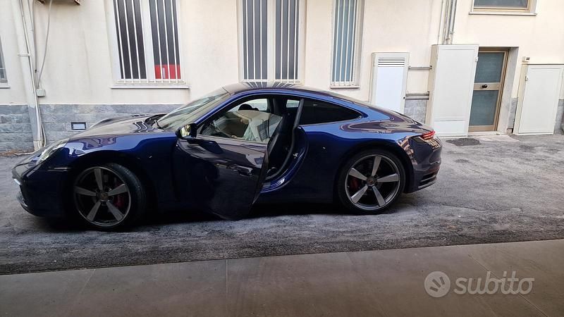 Usata Porsche 992 450 CV (330 kW) 2019 Blu Coupé