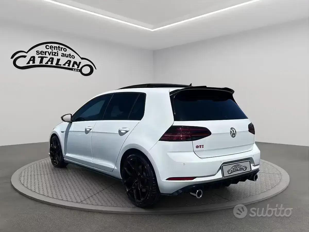 Usata VW Golf VII GTI 245 CV (180 kW) 2019 Bianco Berlina