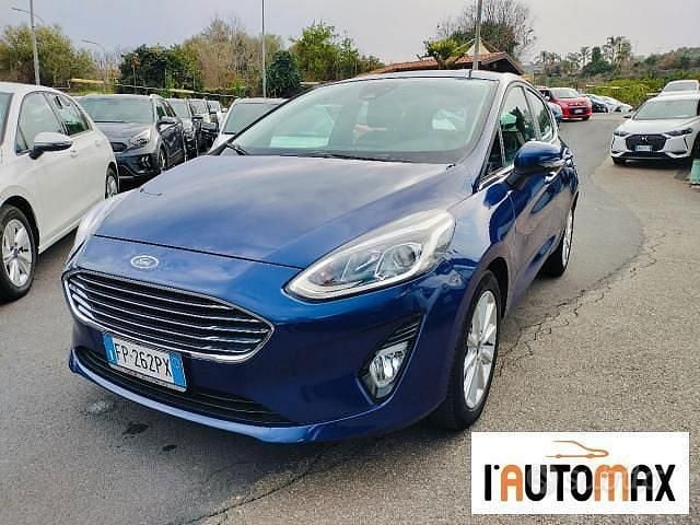 Usata Ford Fiesta Titanium 86 CV (63 kW) 2018 Blu Utilitaria