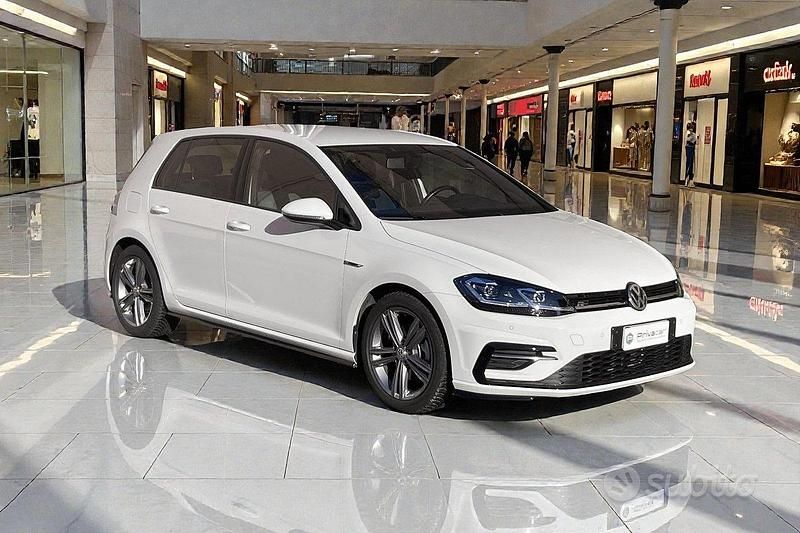 Usata VW Golf VII Sport 150 CV (110 kW) 2019 Bianco Berlina