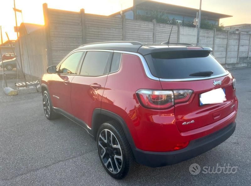 Usata Jeep Compass Limited 140 CV (102 kW) 2019 Rosso SUV