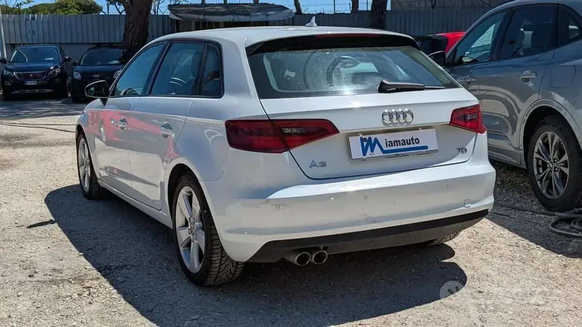 Usata Audi A3 150 CV (110 kW) 2014 Bianco Berlina