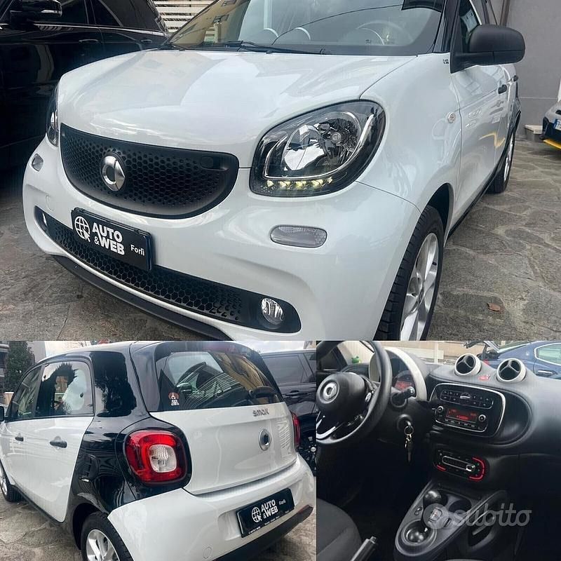 Usata Smart ForFour Passion 71 CV (52 kW) 2017 Bianco Utilitaria