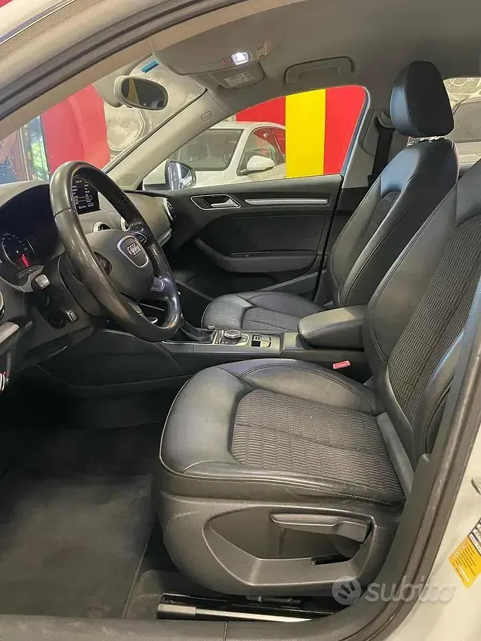 Usata Audi A3 105 CV (77 kW) 2014 Bianco Berlina