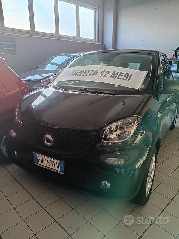 Usata Smart ForFour Prime 71 CV (52 kW) 2019 Nero Utilitaria