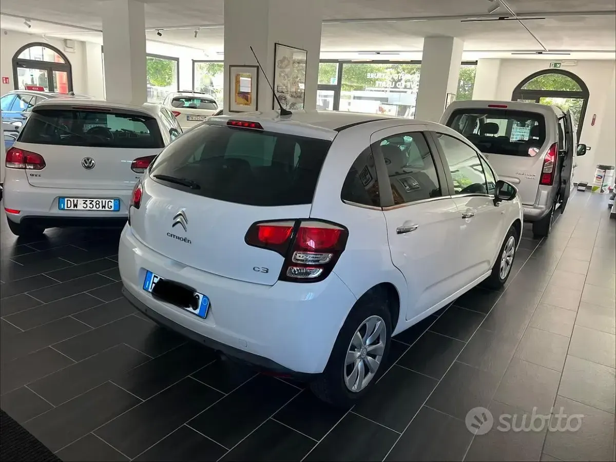 Usata Citroën C3 Exclusive 82 CV (60 kW) 2015 Bianco Berlina