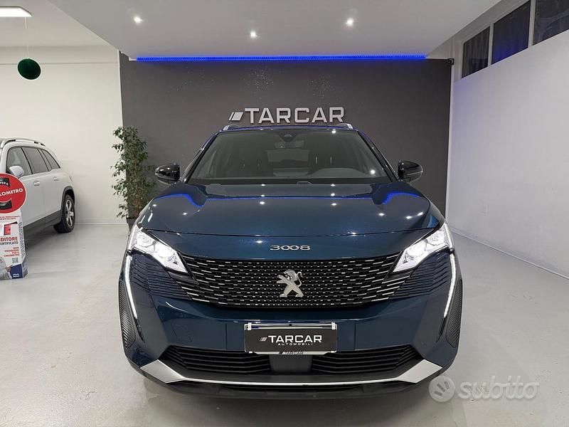 Usata Peugeot 3008 GT-line 131 CV (96 kW) 2021 Blu SUV