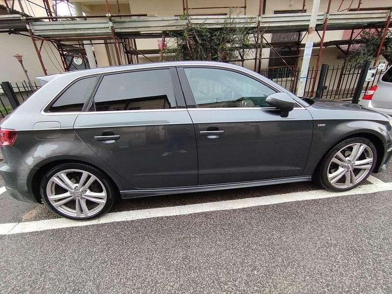 Usata Audi A3 S-Line 150 CV (110 kW) 2015 Grigio Berlina