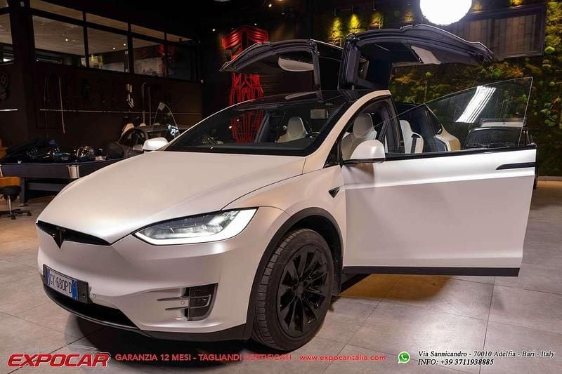Usata Tesla Model X 503 kW (685 CV) 2018 Grigio SUV