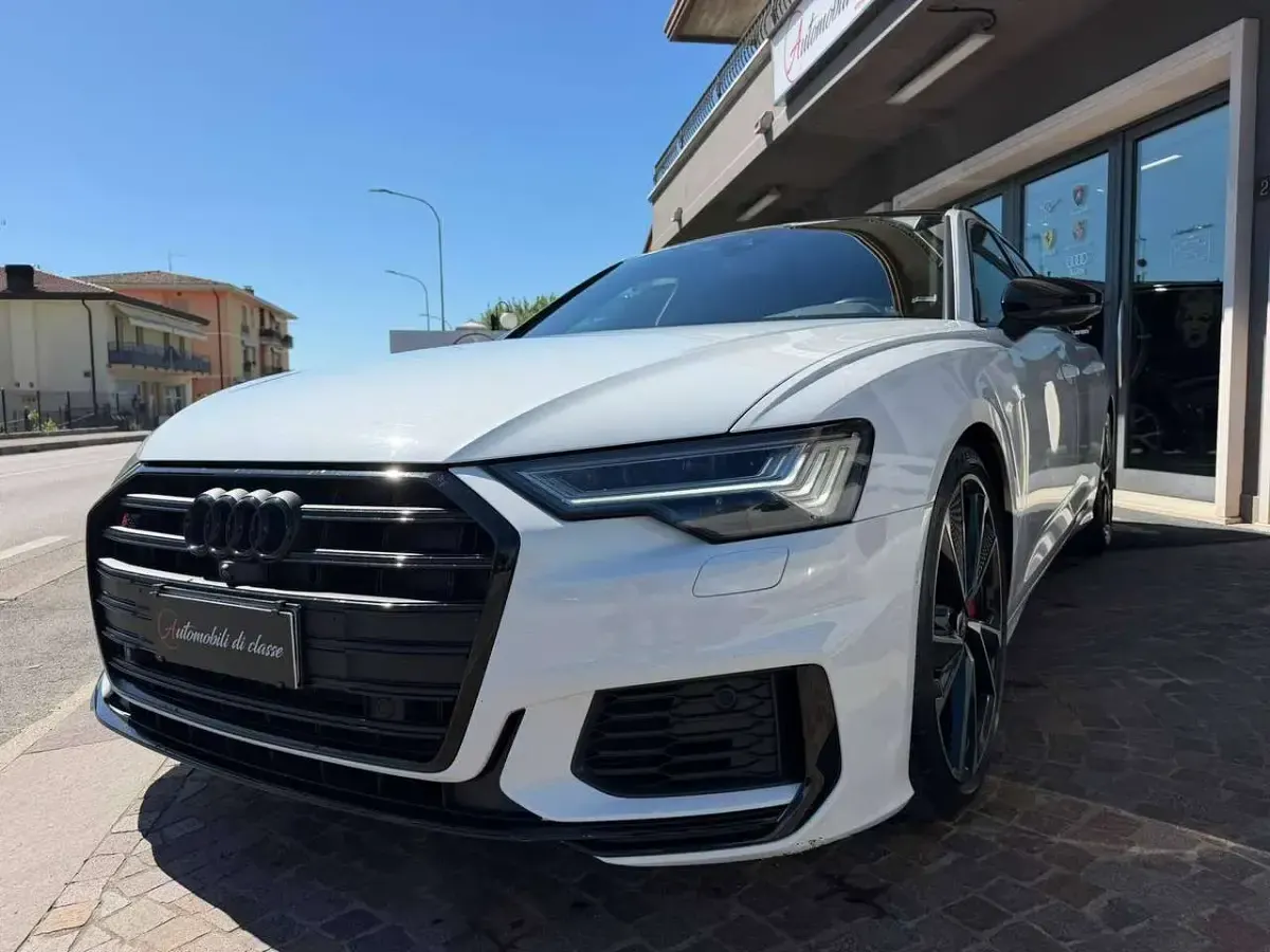 Usata Audi S6 Ambiente 344 CV (253 kW) 2022 Bianco ghiaccio metallizzato Station wagon