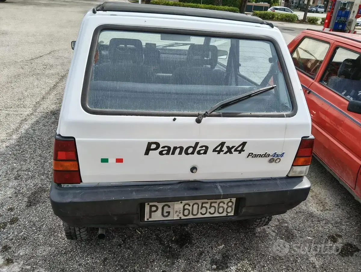 Usata Fiat Panda 4x4 50 CV (36 kW) 1988 Bianco Utilitaria