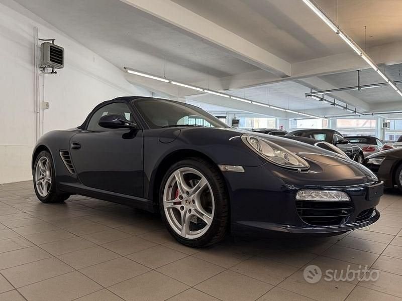 Usata Porsche Boxster 310 CV (228 kW) 2011 Blu Cabrio