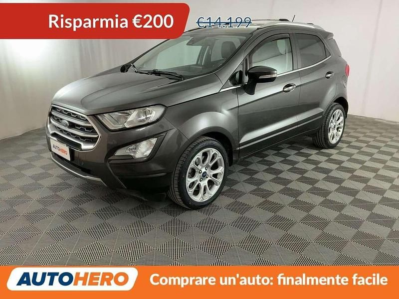 Grigio Usata 2020 Ford Ecosport Titanium SUV | 13.999 € (Buon prezzo) - Immagine 1/3