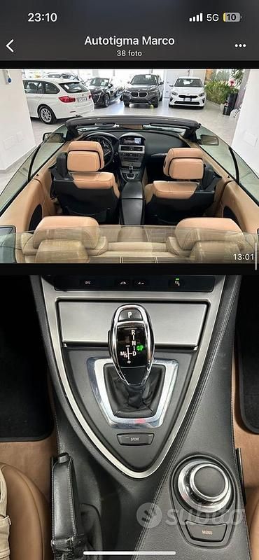 Usata BMW 635 Cabriolet 286 CV (210 kW) 2009 Grigio Cabrio