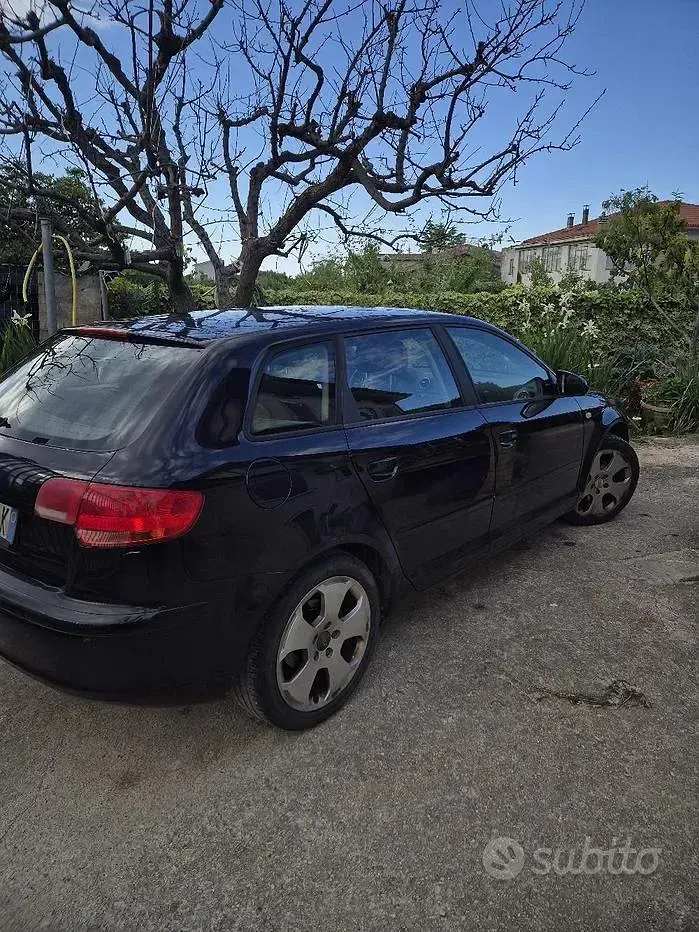 Usata Audi A3 105 CV (77 kW) 2007 Nero Utilitaria