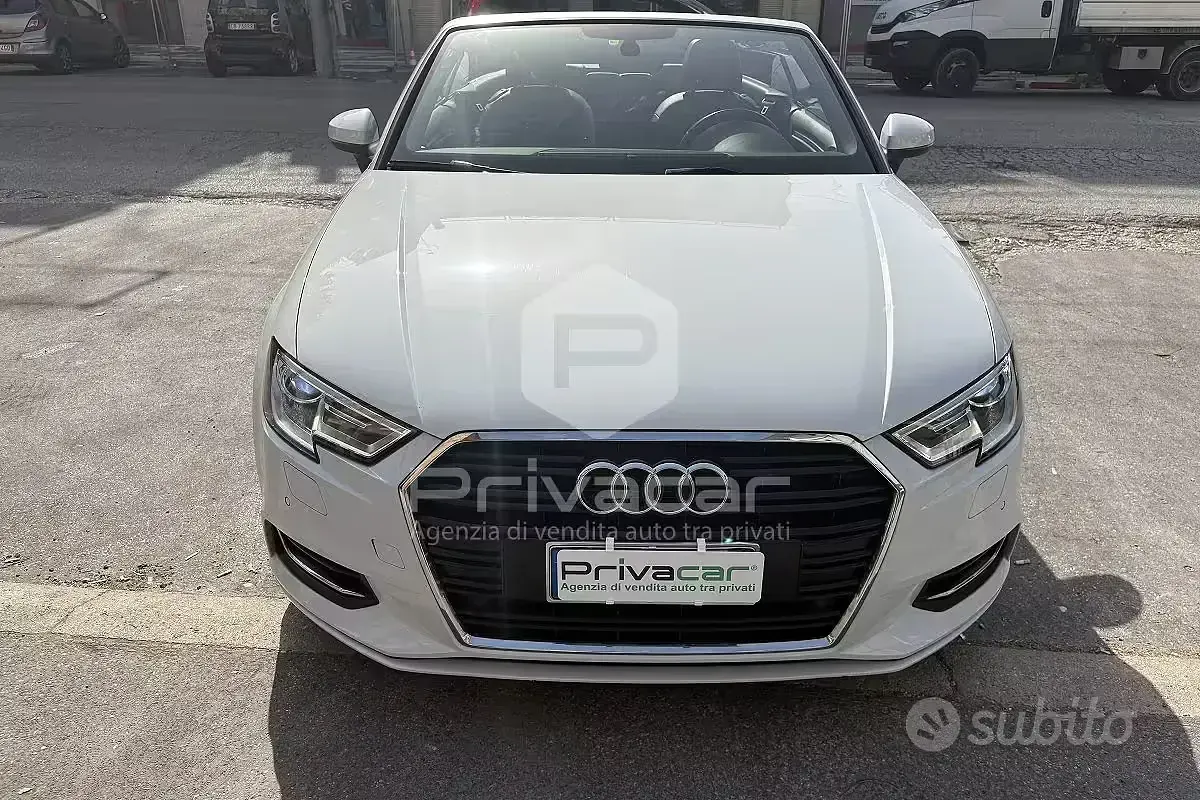 Usata Audi A3 Cabriolet Design 116 CV (85 kW) 2018 Bianco Cabrio