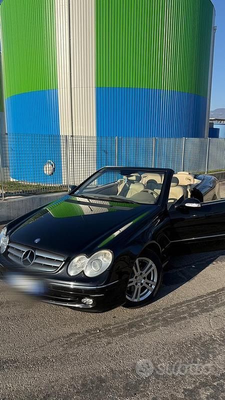 Usata Mercedes CLK200 Elegance 163 CV (119 kW) 2003 Nero Cabrio