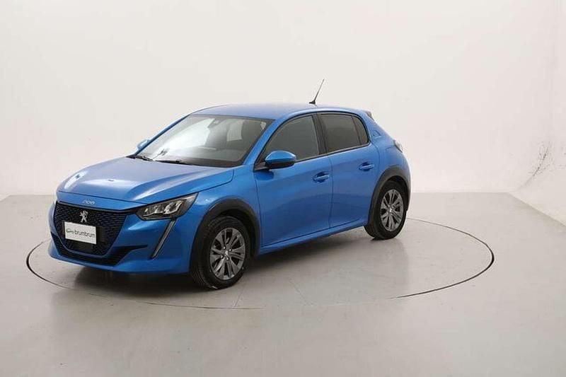 Usata Peugeot e-208 Allure 56 kW (77 CV) 2020 Blu Utilitaria