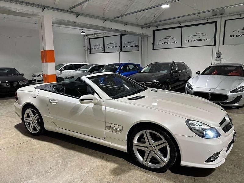 Usata Mercedes SL350 Premium 315 CV (231 kW) 2009 Bianco Cabrio