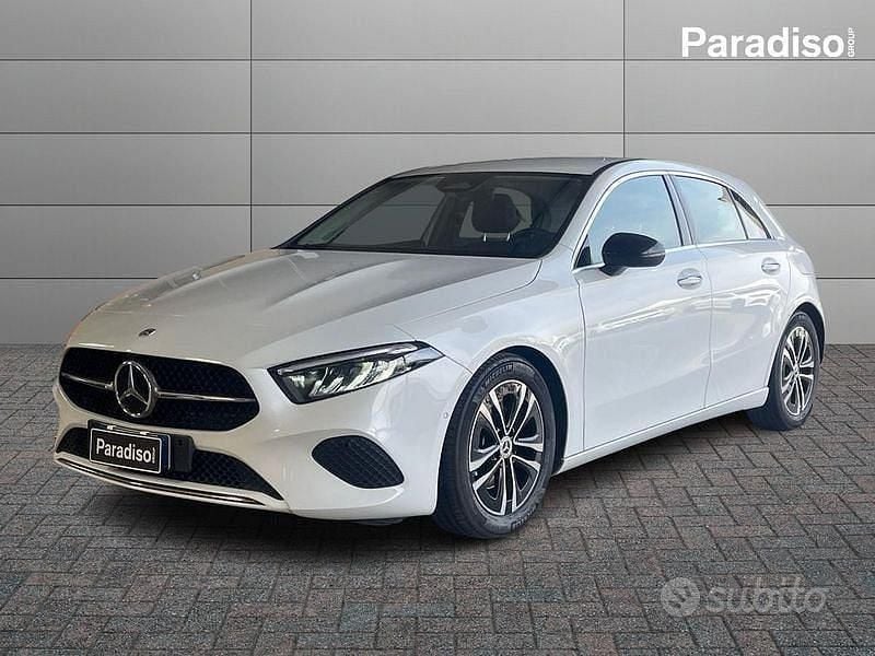 Usata Mercedes A180 Advanced Plus 116 CV (85 kW) 2024 Bianco Berlina