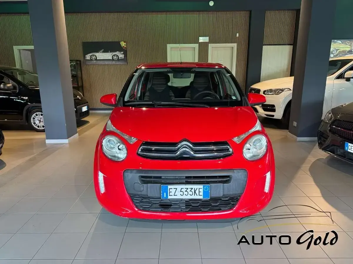 Usata Citroën C1 Shine 69 CV (50 kW) 2015 Rosso Utilitaria
