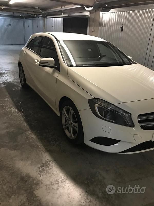 Usata Mercedes A180 109 CV (80 kW) 2014 Bianco Berlina