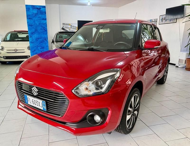 Usata Suzuki Swift 90 CV (66 kW) 2017 Rosso Berlina