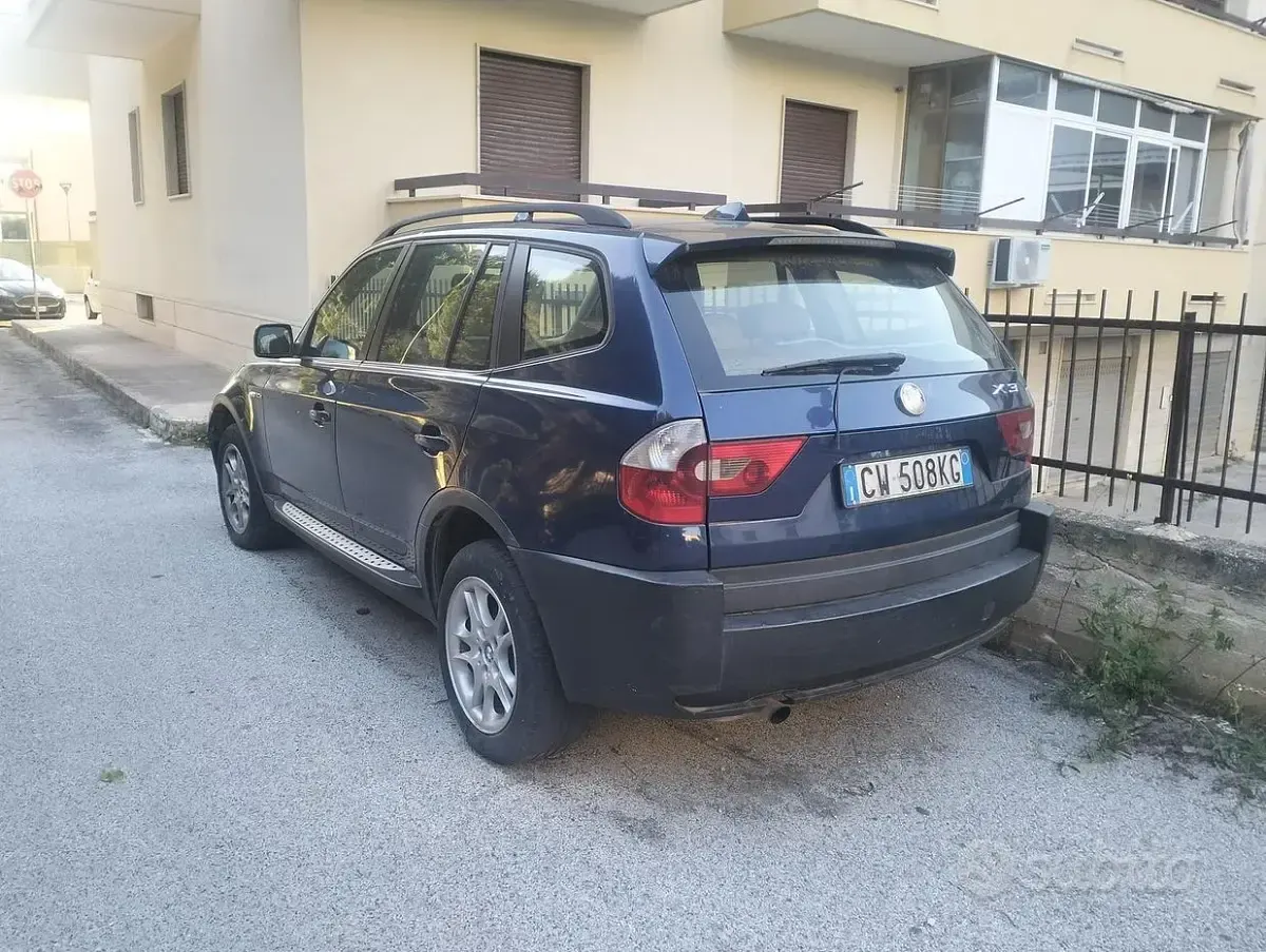 Usata BMW X3 Efficient Dynamics 150 CV (110 kW) 2005 Blu SUV