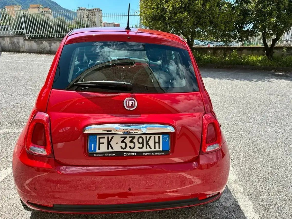 Usata Fiat 500 Pop 69 CV (50 kW) 2017 Rosso Berlina