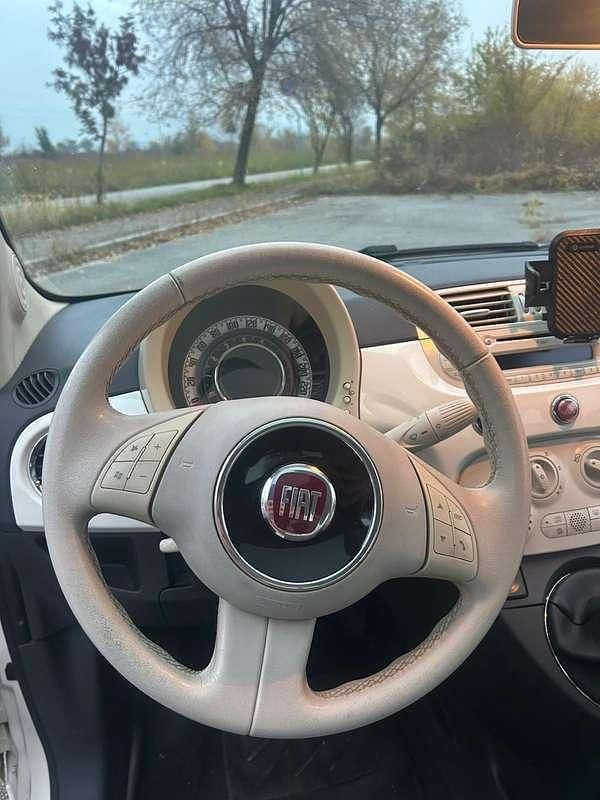 Usata Fiat 500 Lounge 69 CV (50 kW) 2011 Bianco Utilitaria