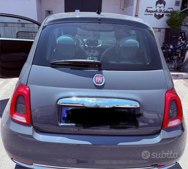 Usata Fiat 500 Lounge 69 CV (50 kW) 2019 Grigio Utilitaria