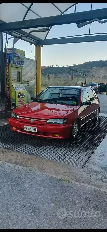 Usata Peugeot 306 75 CV (55 kW) 1993 Rosso Utilitaria