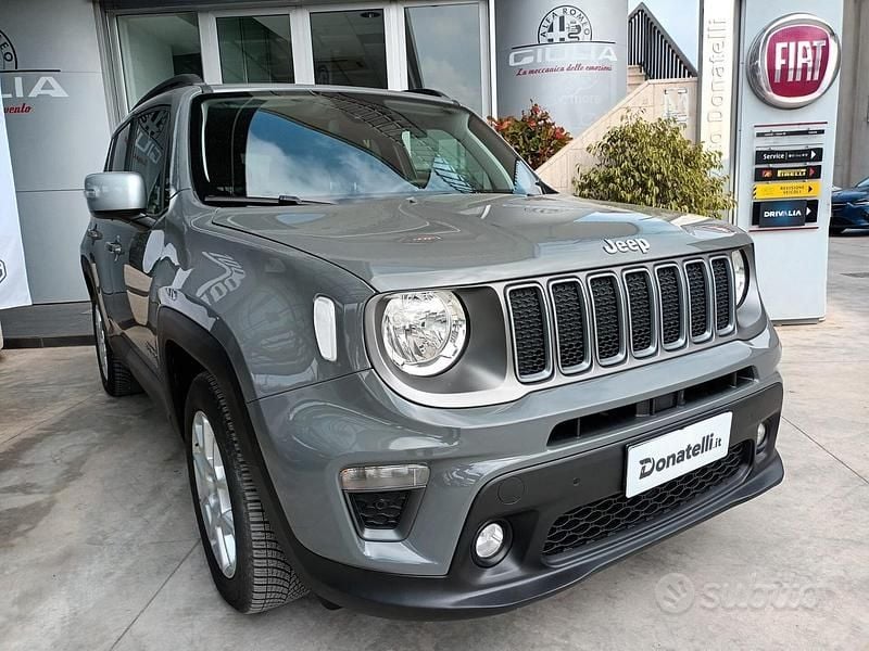 Usata Jeep Renegade Limited 131 CV (96 kW) 2021 Grigio SUV