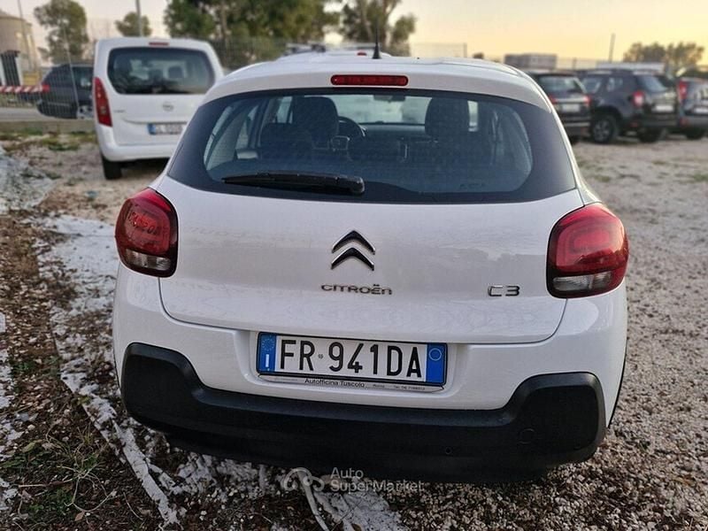 Usata Citroën C3 Feel 82 CV (60 kW) 2018 Bianco Berlina