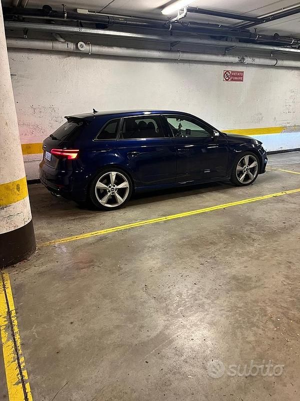 Usata Audi S3 190 CV (139 kW) 2018 Blu Berlina