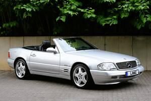 Usata Mercedes SL320 Edition 224 CV (164 kW) 2001 Argento Cabrio