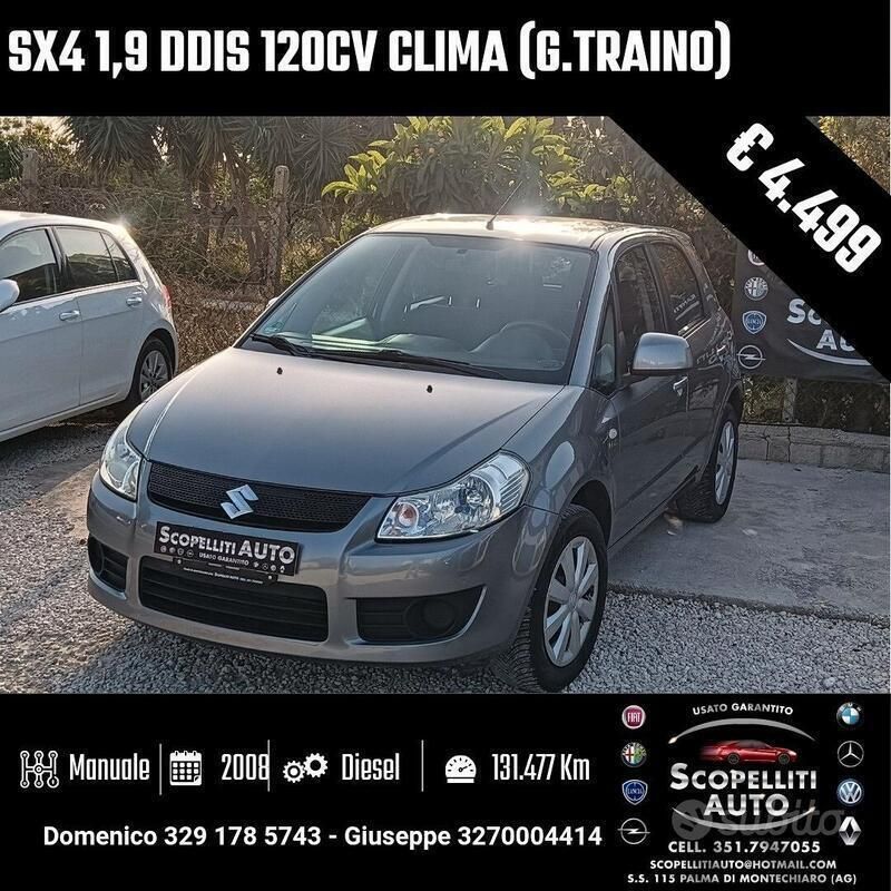 Grigio Usata 2008 Suzuki SX4 SUV | 3999 € (Buon prezzo) - Immagine 1/4