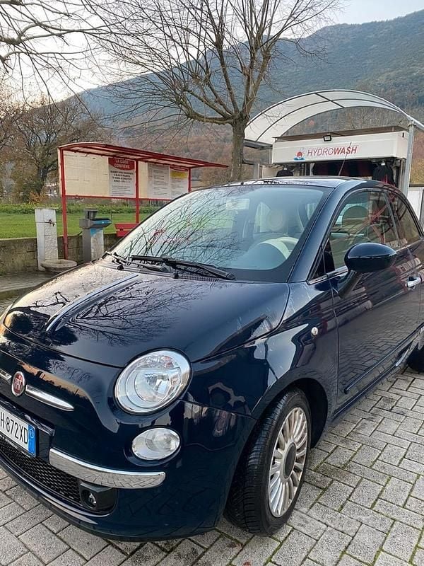 Usata Fiat 500 Lounge 86 CV (63 kW) 2011 Blu Berlina