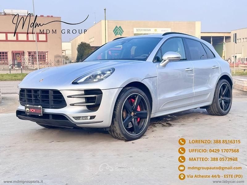 Usata Porsche Macan Turbo Performance Package 441 CV (324 kW) 2017 Grigio SUV