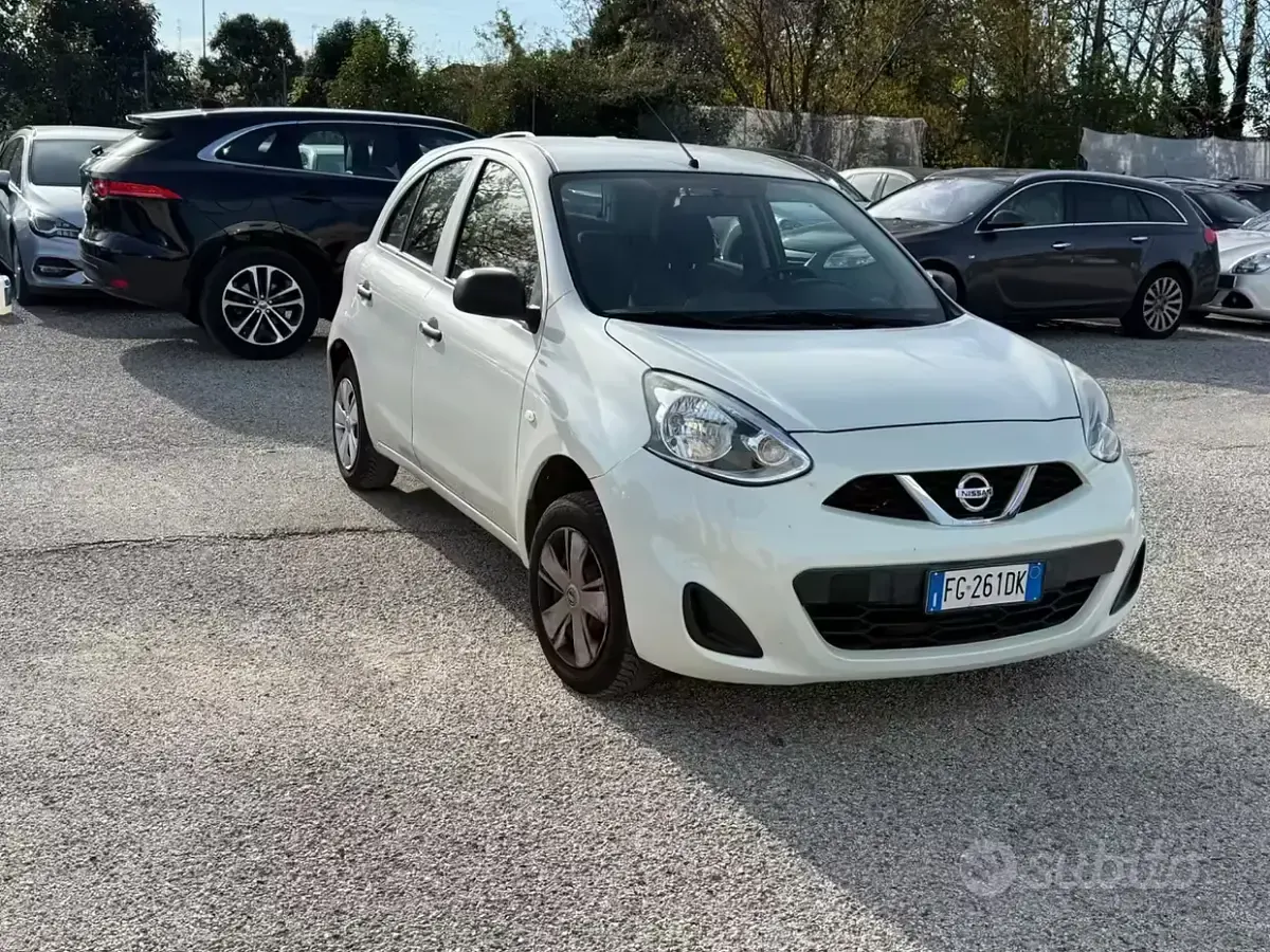 Usata Nissan Micra Acenta 80 CV (58 kW) 2016 Bianco Utilitaria