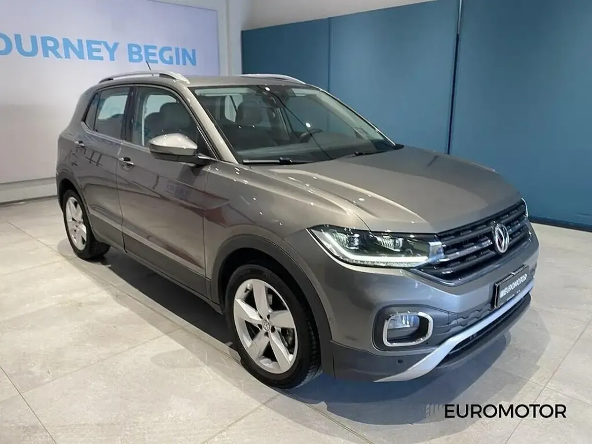 Usata VW T-Cross Advance 95 CV (69 kW) 2020 Grigio SUV