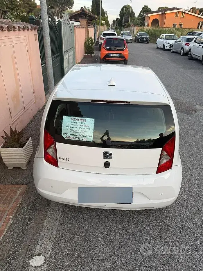 Usata Seat Mii Chic 75 CV (55 kW) 2018 Bianco Utilitaria