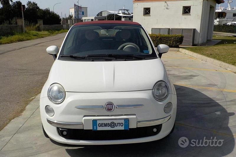 Usata Fiat 500C Rock 95 CV (69 kW) 2012 Bianco Cabrio