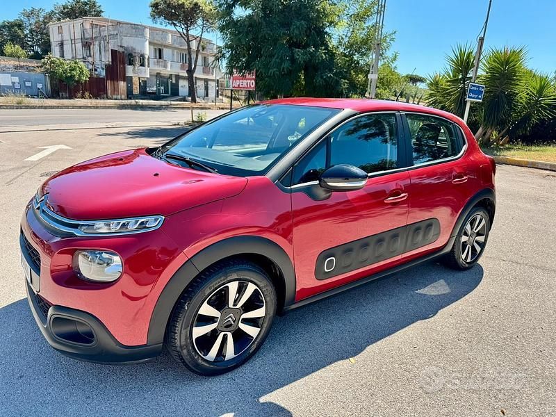 Usata Citroën C3 PureTech 82 CV (60 kW) 2019 Rosso Utilitaria