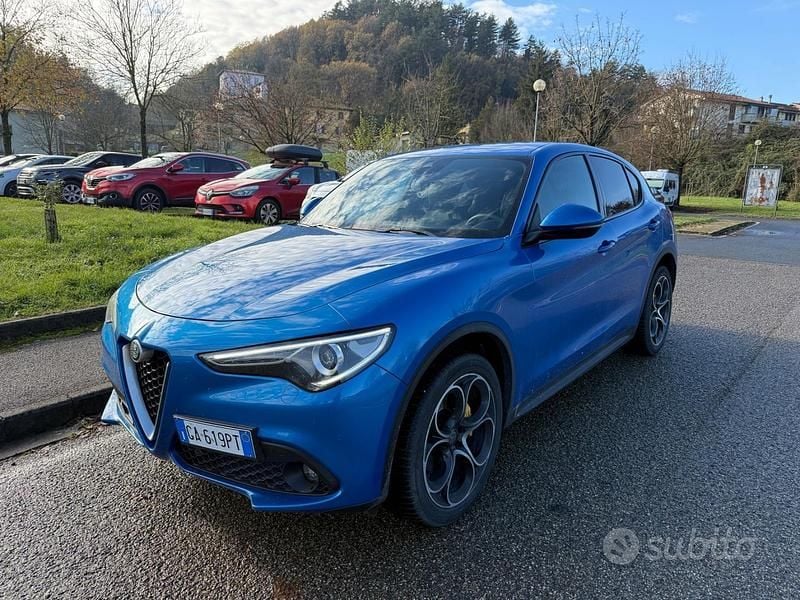 Usata Alfa Romeo Stelvio 210 CV (154 kW) 2020 Blu SUV