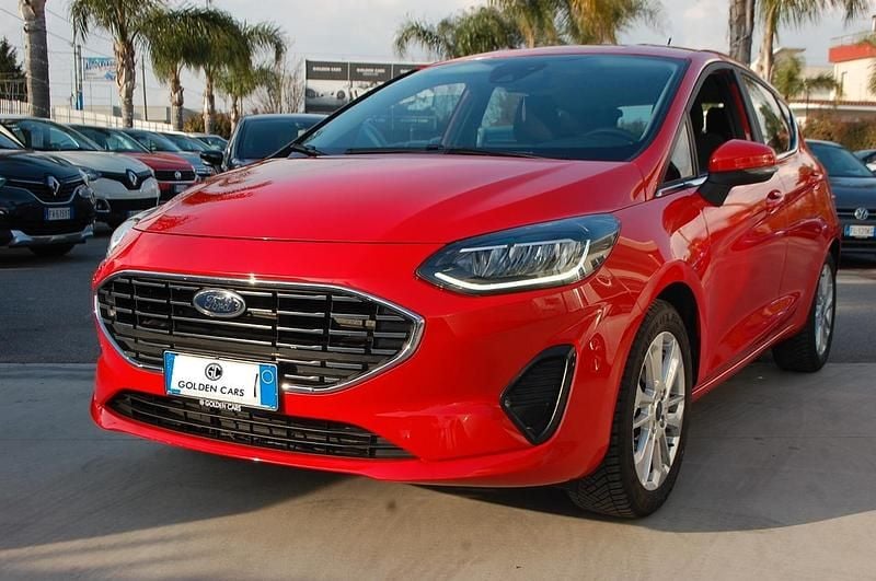 Usata Ford Fiesta Titanium 75 CV (55 kW) 2022 Rosso Utilitaria