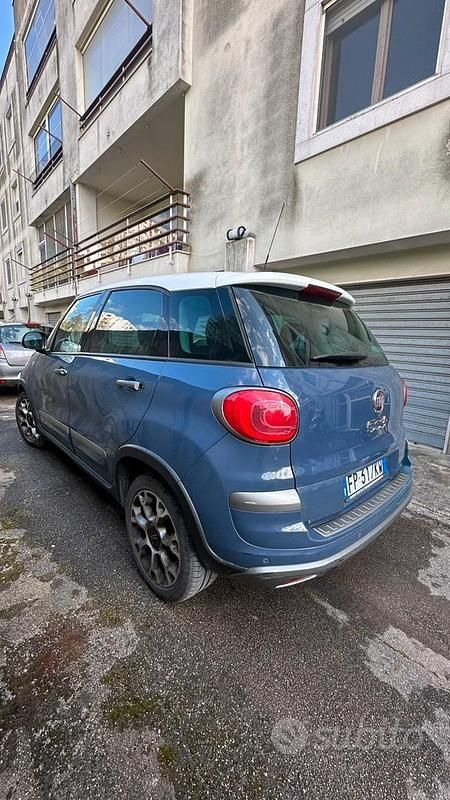 Usata Fiat 500L Cross 95 CV (69 kW) 2018 Blu Monovolume